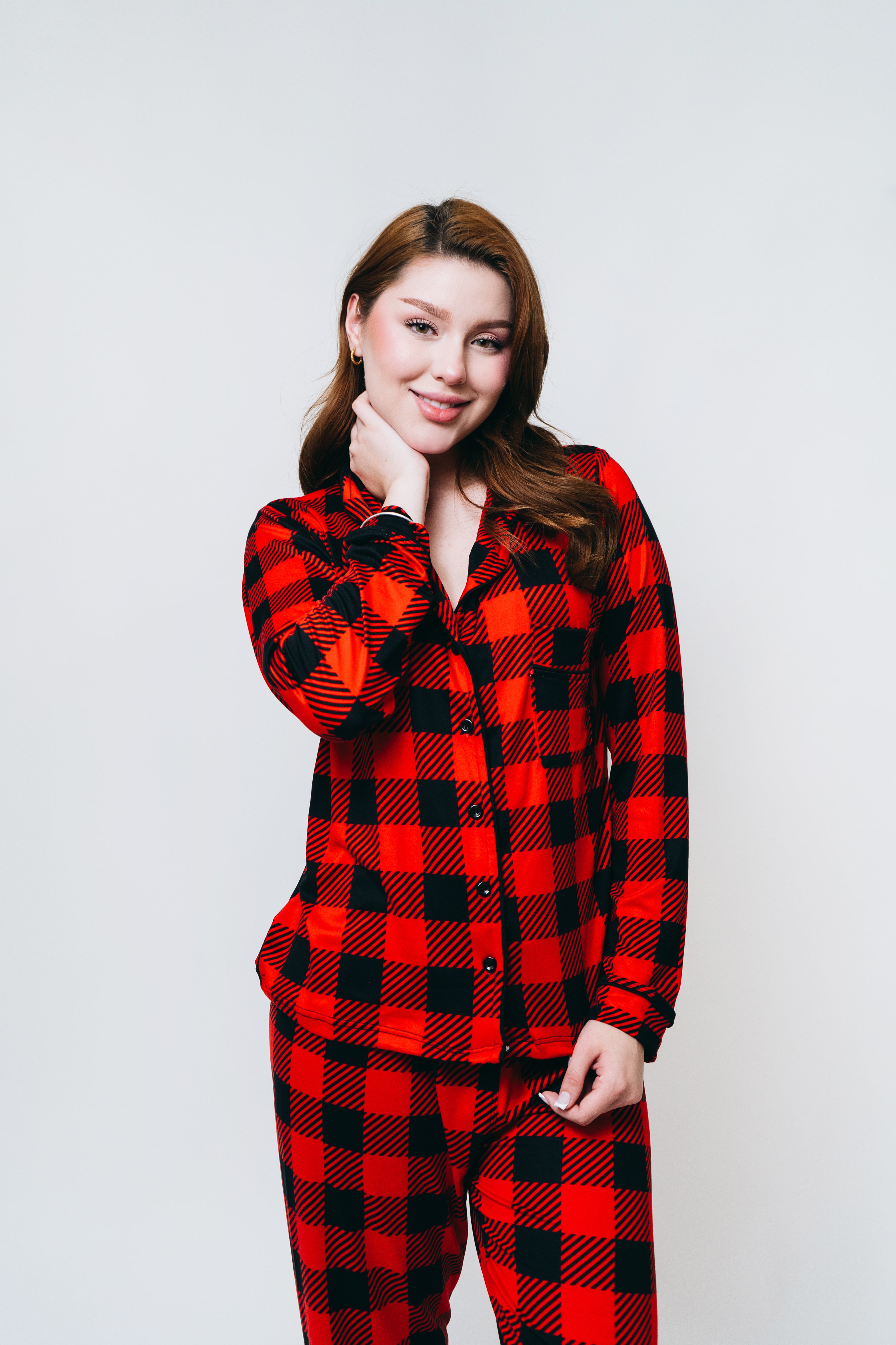 Pijama cuadros navidad – Aurora - Main Image